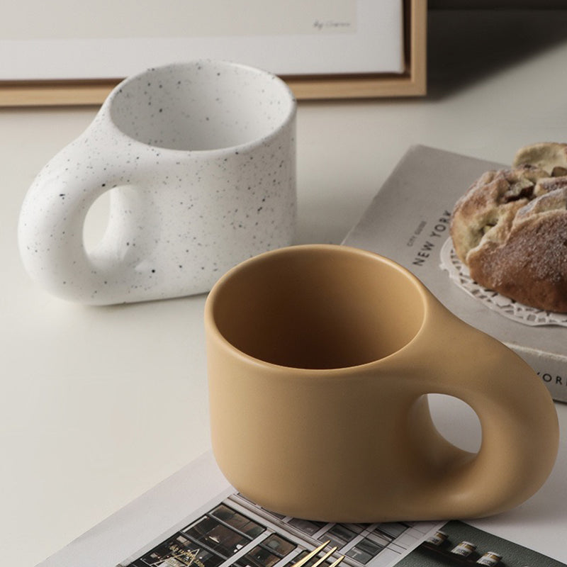 Hug Mug and Tray Set|10oz Ceramic Mug in Six Cheerful Colors