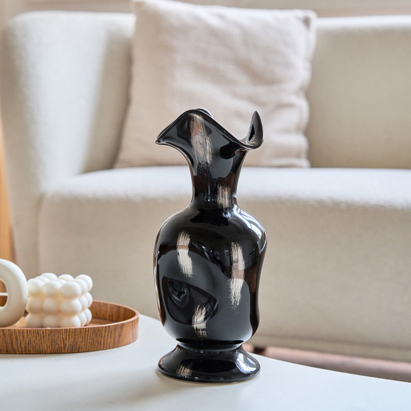 Elegance Wave Ceramic Vase