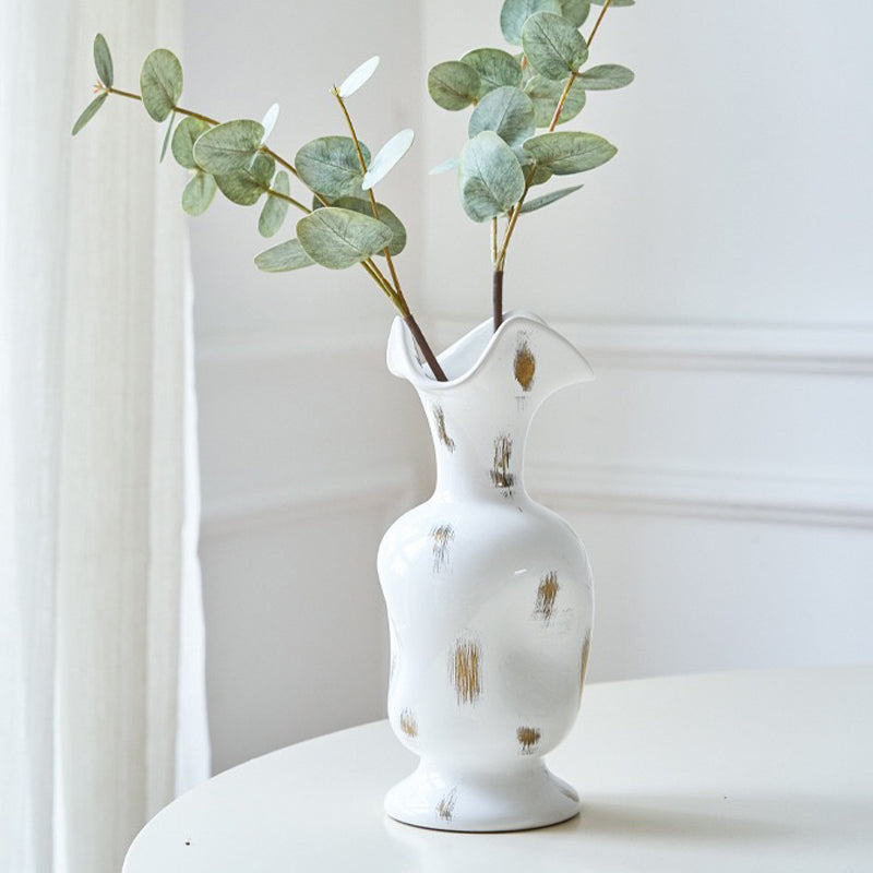 Elegance Wave Ceramic Vase