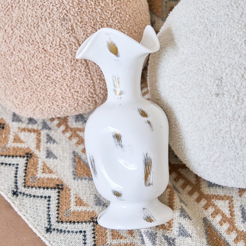 Elegance Wave Ceramic Vase