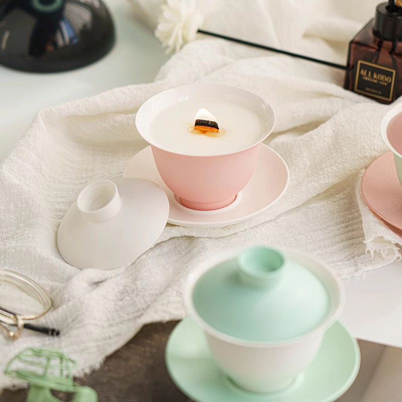 Gradient Glaze Teacup Scented Candle