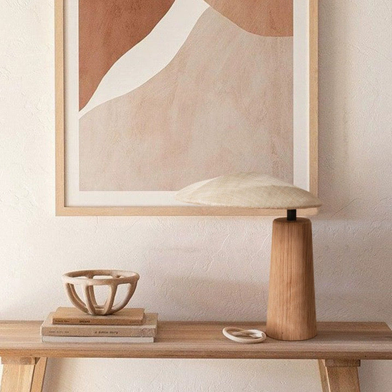 Wabi-Sabi Retro LED Table Lamp - Minimalist Vintage Aesthetic Cozy Night Light