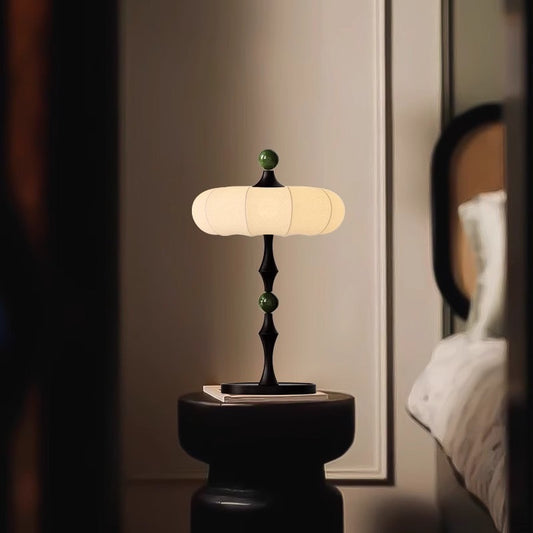 Mystic Adjustable Mid-Century Wood Base Table Lamp