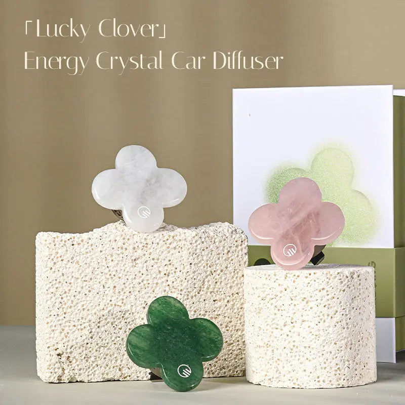 Lucky Clover｜Energy Crystal Car Diffuser XSQING